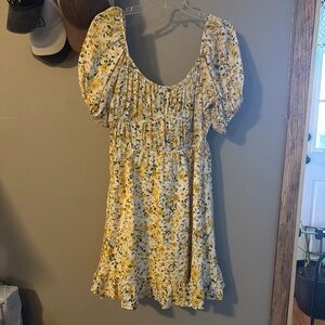 Sienna Sky Yellow and White Floral Dress
